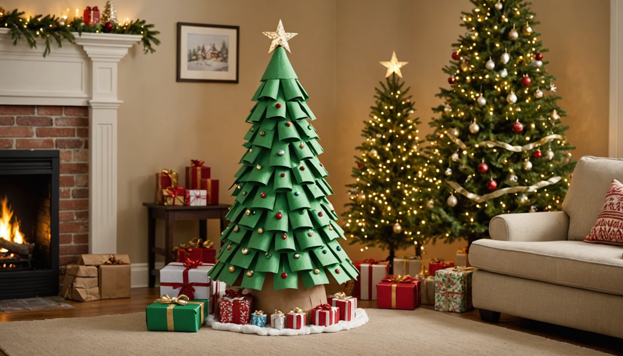 découvrez comment créer un sapin de noël original et écologique en utilisant un simple rouleau de papier toilette. une activité créative parfaite pour toute la famille, idéale pour ajouter une touche festive à vos décorations tout en recyclant !