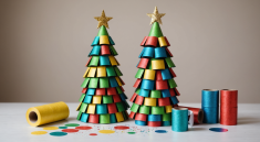 apprenez à créer un sapin de noël original et amusant à partir d'un simple rouleau de papier toilette. idéal pour des décorations festives et des activités créatives en famille, ce diy écoresponsable ajoutera une touche unique à vos fêtes de fin d'année.