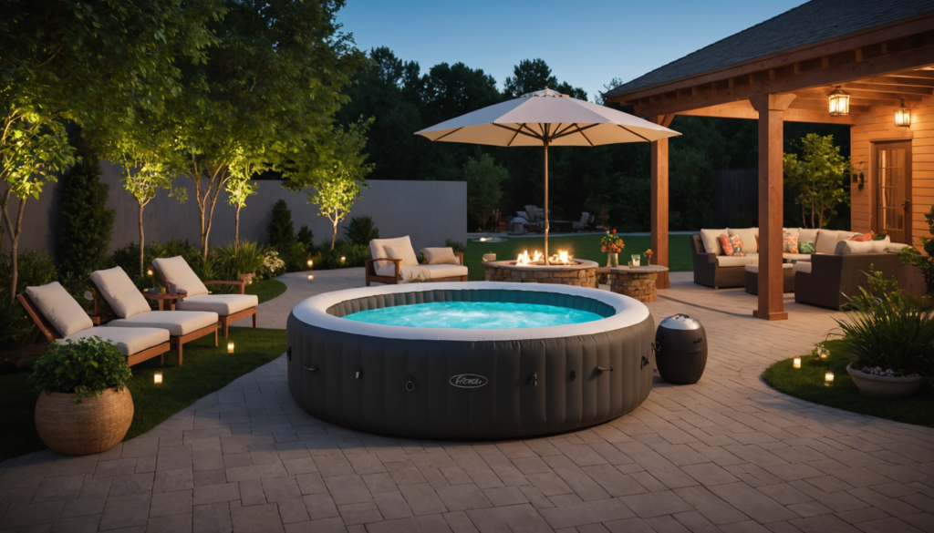 découvrez des idées inspirantes pour aménager votre spa gonflable extérieur. transformez votre jardin en un véritable havre de détente grâce à des conseils de décoration, des astuces pratiques et des inspirations pour créer un espace relaxant et accueillant.